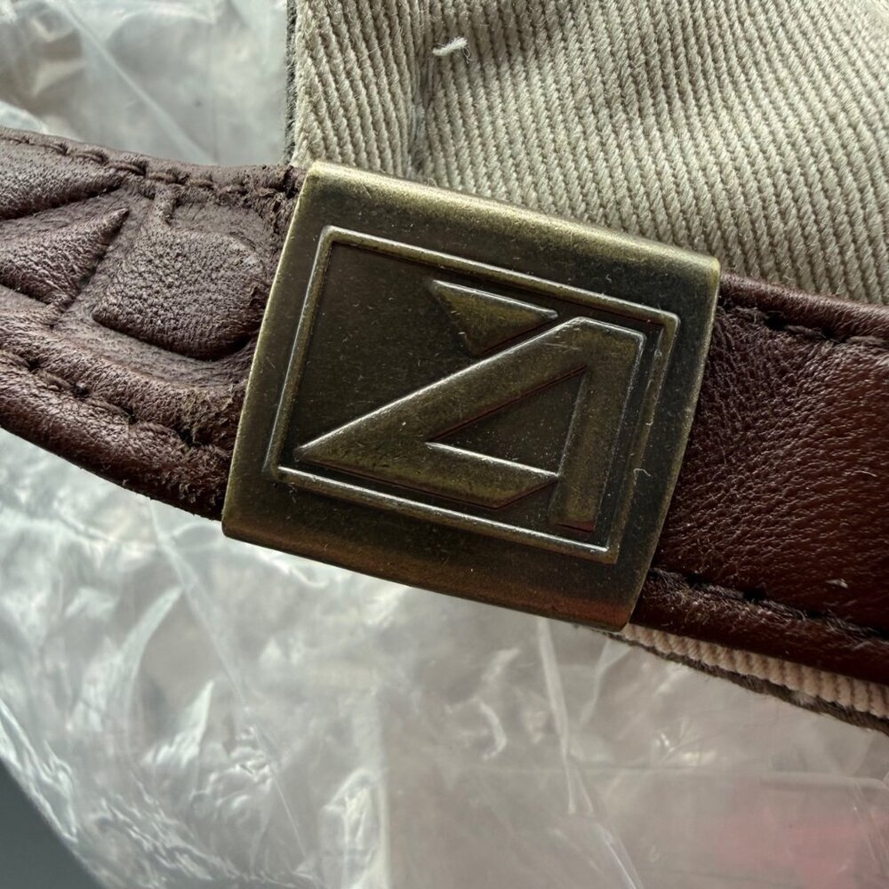 Vintage Golf Links Hat Cap Beach Club 2000 Leather Canvas Strap Back - Picture 7 of 11